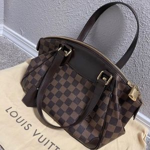 Authentic Louis Vuitton Handbag Verona PM Damier